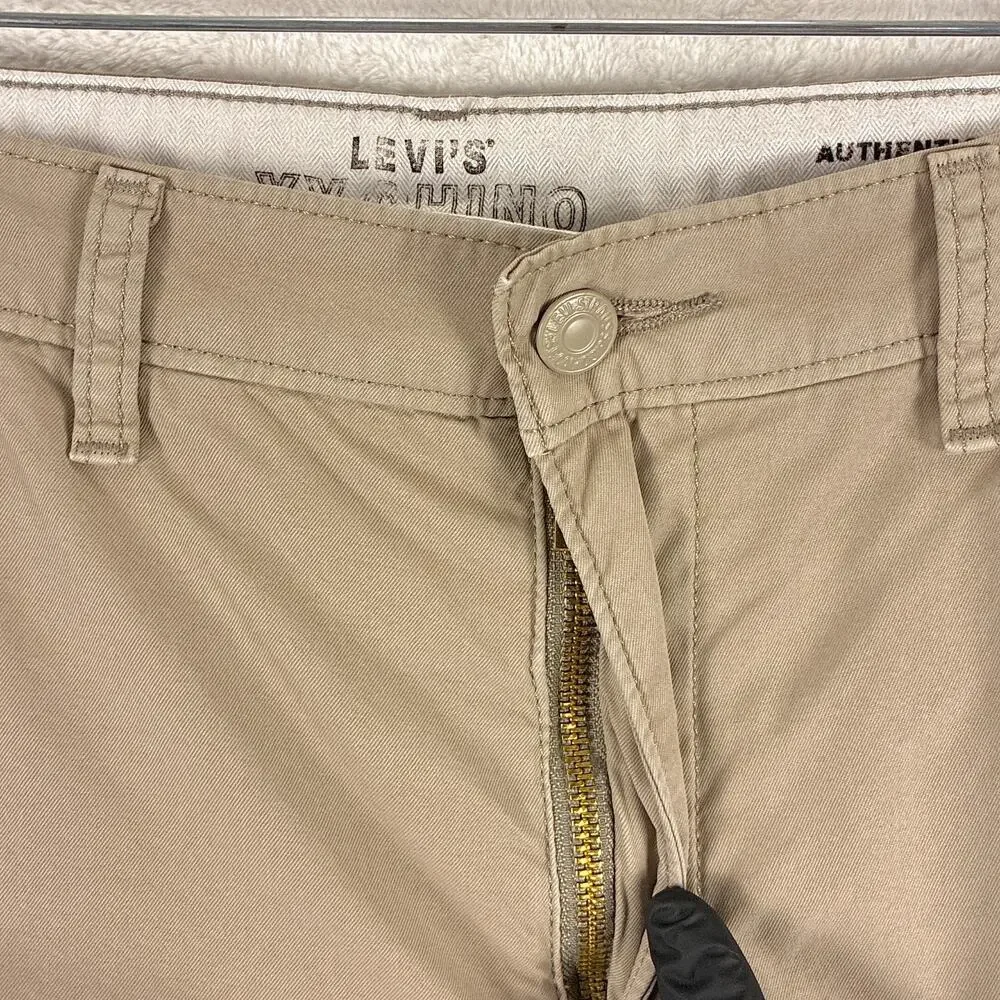 Levis XX Chino Pants Mens 31x30 (32x28) Beige Authentic Relaxed Workwear Classic